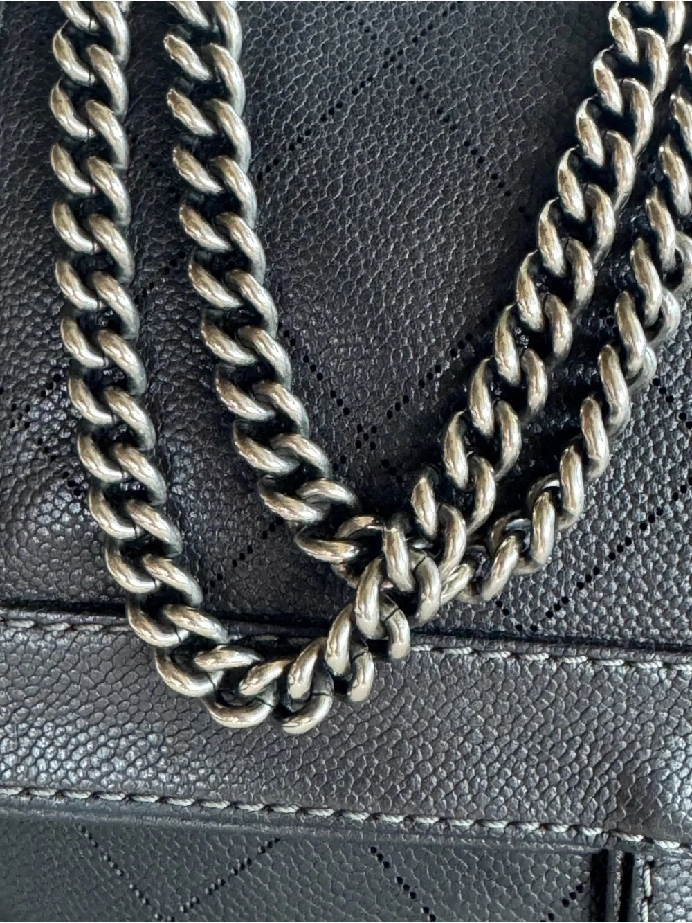 CHANEL Vintage Jumbo Single Flap Turnlock Black Caviar 2-Way Bag + COA